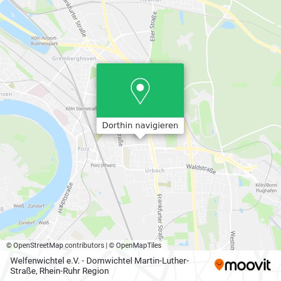 Welfenwichtel e.V. - Domwichtel Martin-Luther-Straße Karte