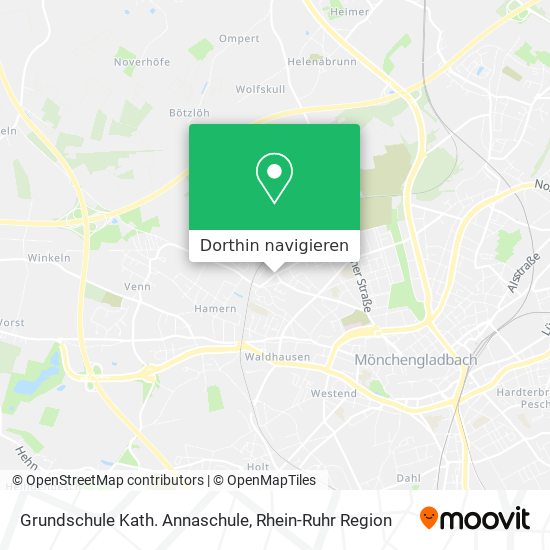 Grundschule Kath. Annaschule Karte