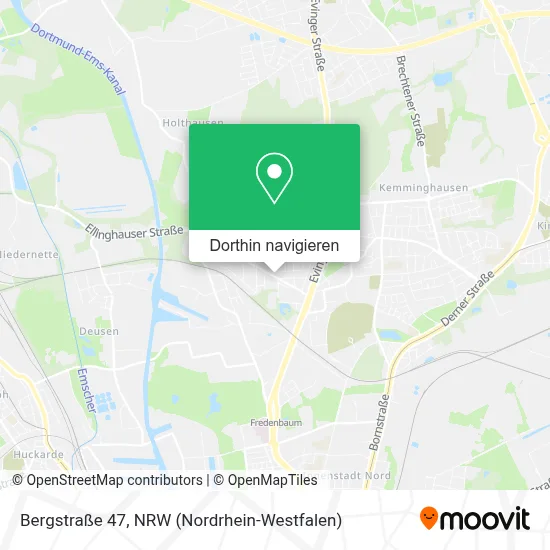 Bergstraße 47 Karte