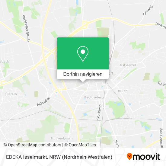 EDEKA Isselmarkt Karte
