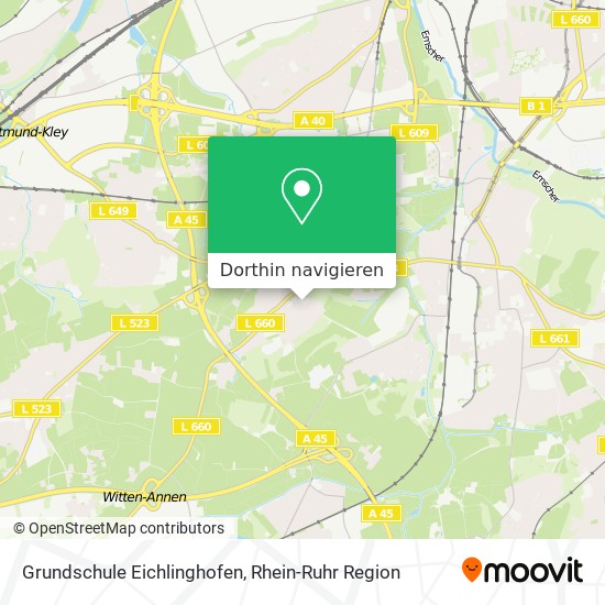 Grundschule Eichlinghofen Karte