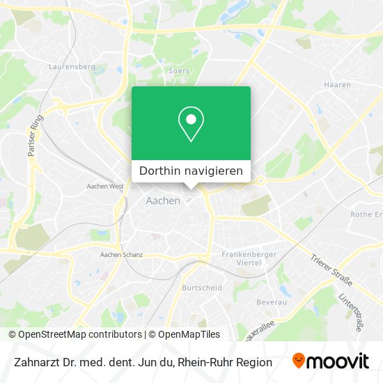 Zahnarzt Dr. med. dent. Jun du Karte