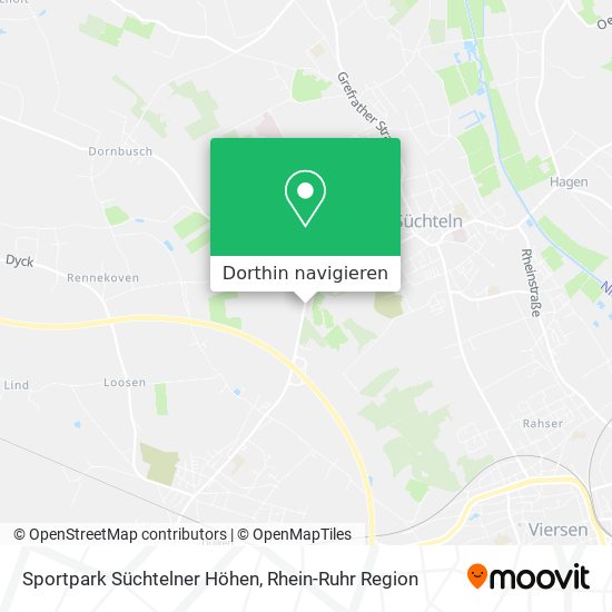 Sportpark Süchtelner Höhen Karte