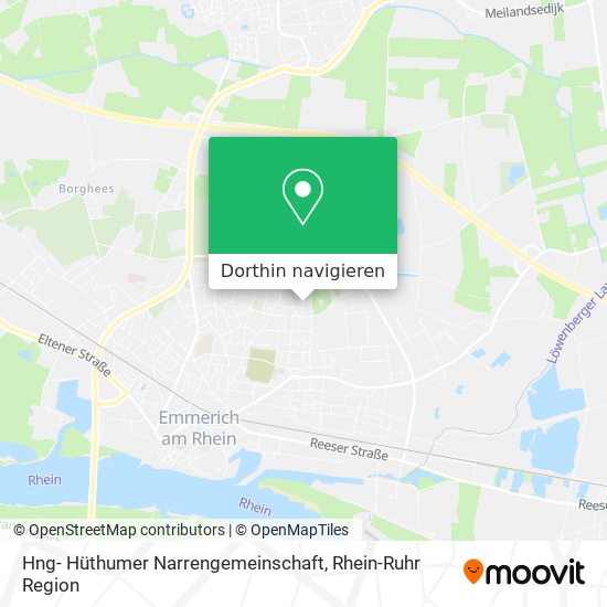 Hng- Hüthumer Narrengemeinschaft Karte