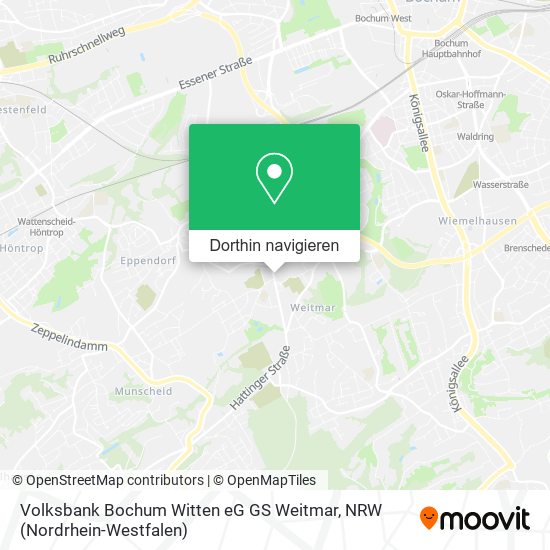 Volksbank Bochum Witten eG GS Weitmar Karte