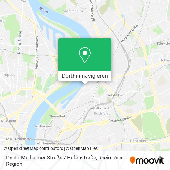 Deutz-Mülheimer Straße / Hafenstraße Karte