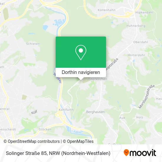 Solinger Straße 85 Karte