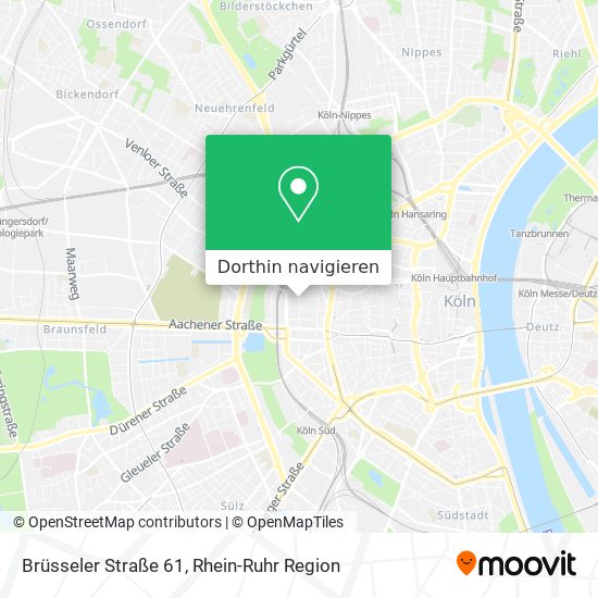 Brüsseler Straße 61 Karte