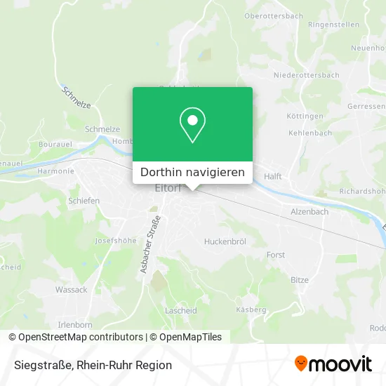 Siegstraße Karte