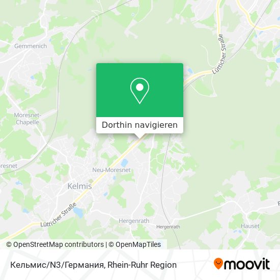 Кельмис/N3/Германия Karte