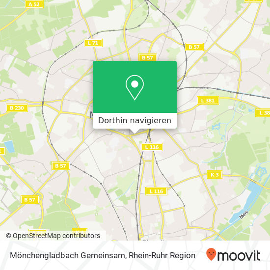 Mönchengladbach Gemeinsam Karte