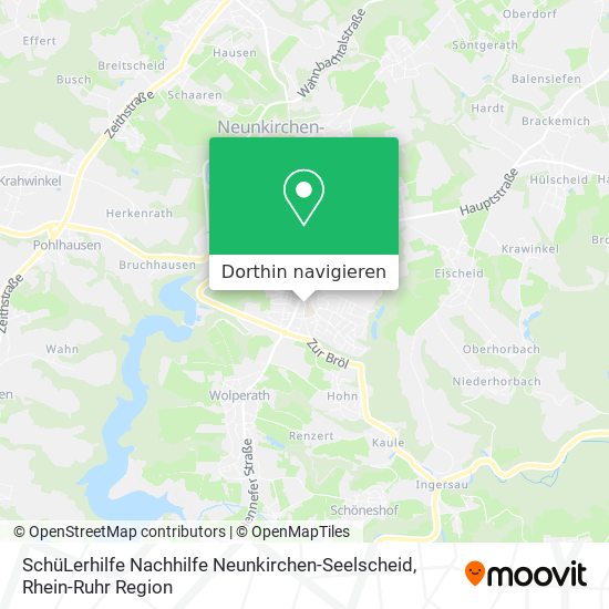 SchüLerhilfe Nachhilfe Neunkirchen-Seelscheid Karte