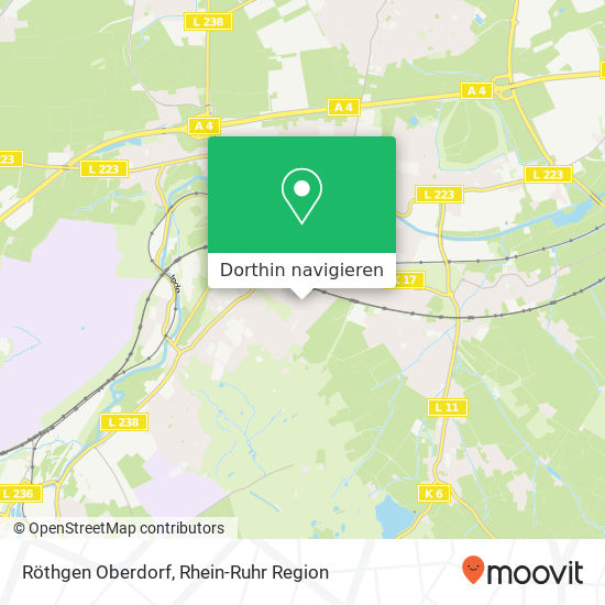 Röthgen Oberdorf Karte