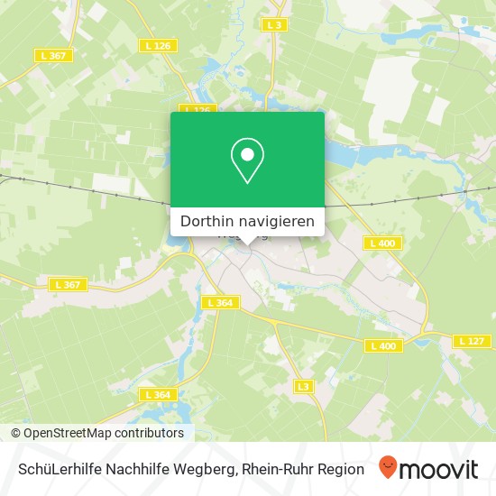 SchüLerhilfe Nachhilfe Wegberg Karte