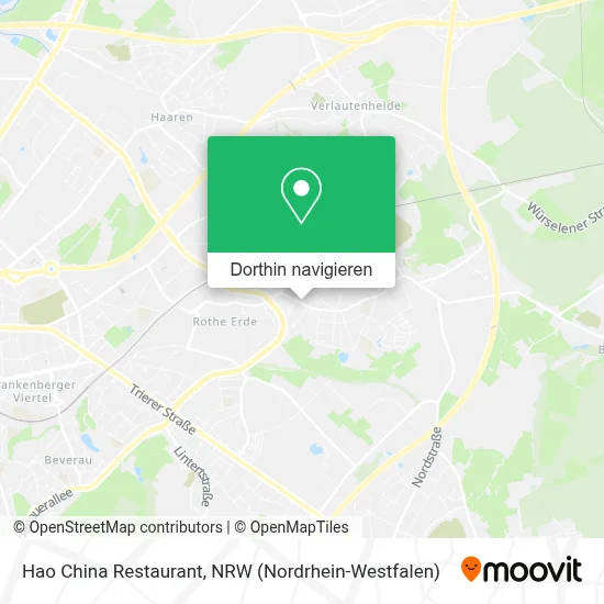 Hao China Restaurant Karte