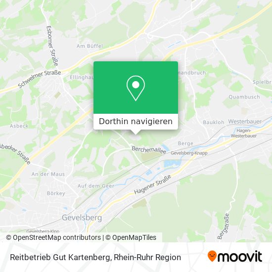 Reitbetrieb Gut Kartenberg Karte