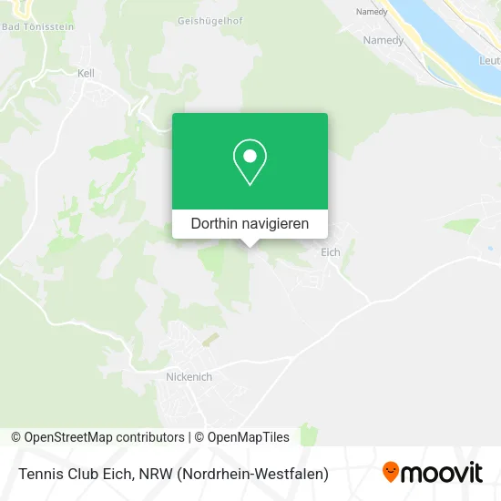 Tennis Club Eich Karte