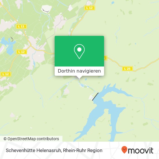 Schevenhütte Helenasruh Karte