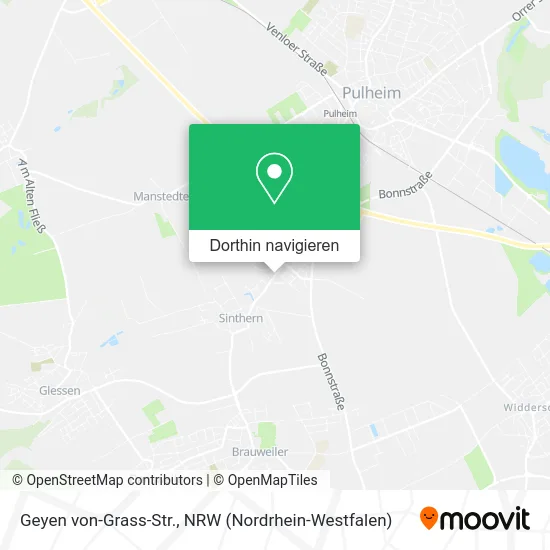 Geyen von-Grass-Str. Karte