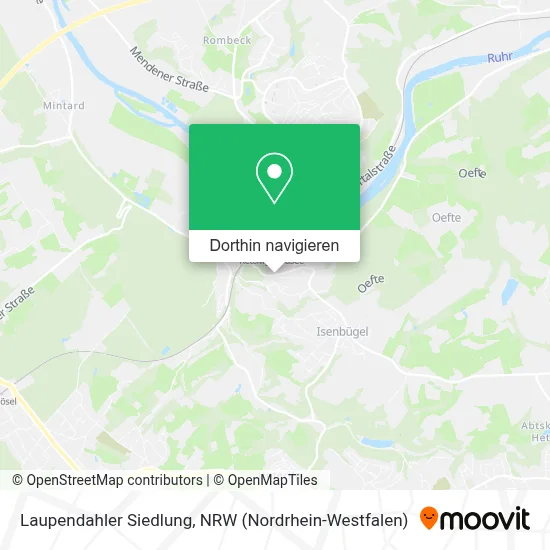 Laupendahler Siedlung Karte