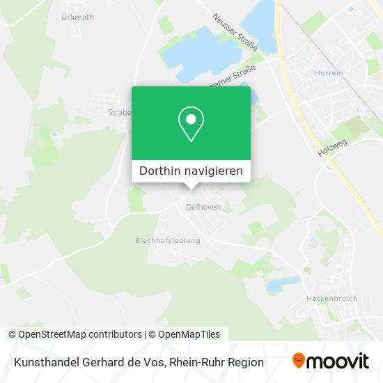 Kunsthandel Gerhard de Vos Karte