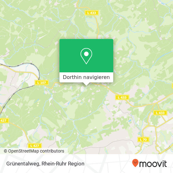 Grünentalweg Karte