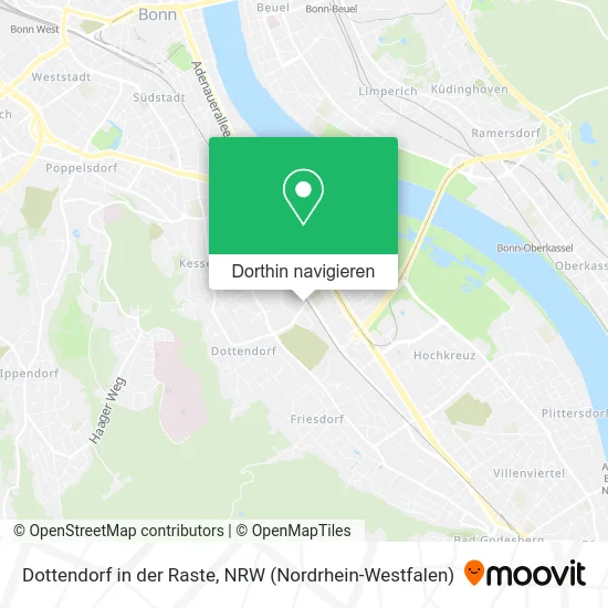 Dottendorf in der Raste Karte