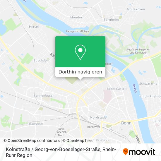 Kölnstraße / Georg-von-Boeselager-Straße Karte
