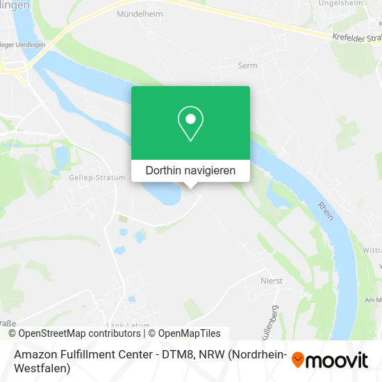 Amazon Fulfillment Center - DTM8 Karte