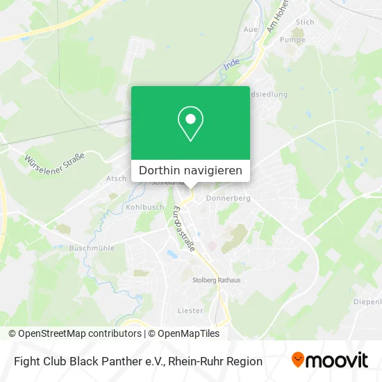 Fight Club Black Panther e.V. Karte