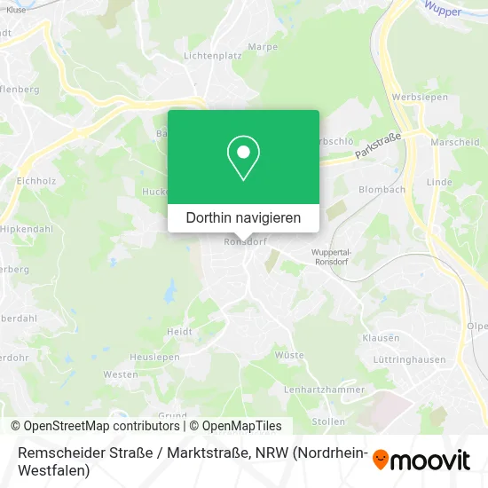 Remscheider Straße / Marktstraße Karte