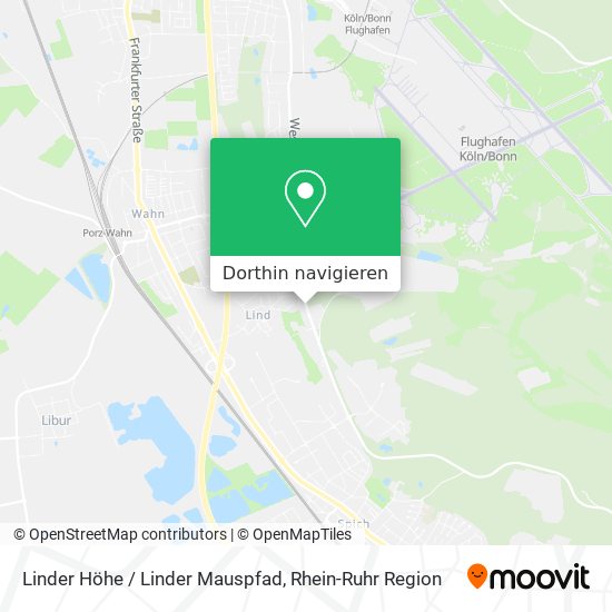 Linder Höhe / Linder Mauspfad Karte