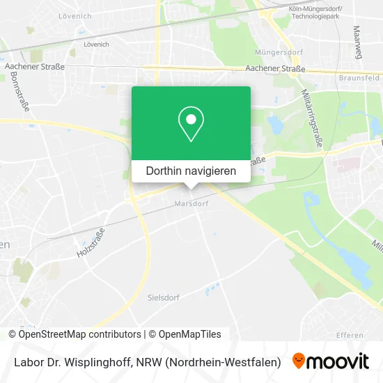 Labor Dr. Wisplinghoff Karte