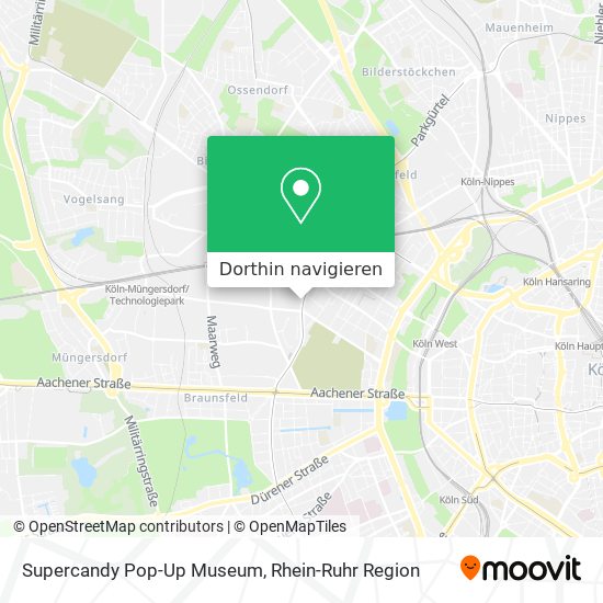 Supercandy Pop-Up Museum Karte