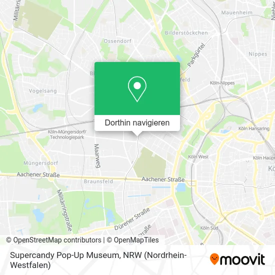 Supercandy Pop-Up Museum Karte