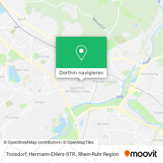 Troisdorf, Hermann-Ehlers-STR. Karte