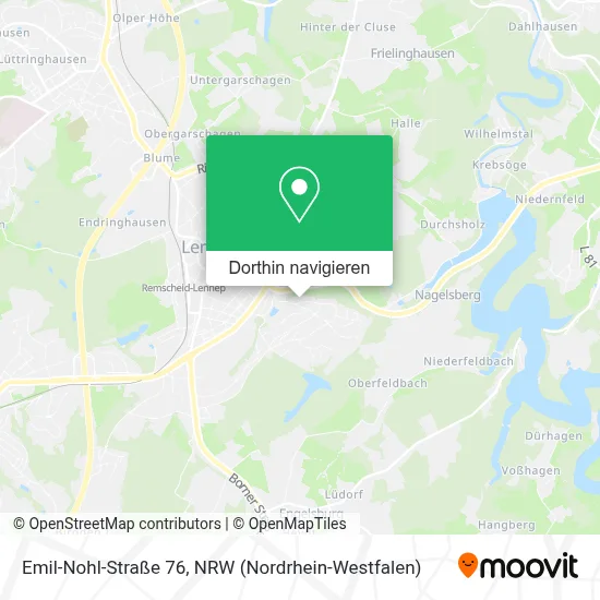 Emil-Nohl-Straße 76 Karte