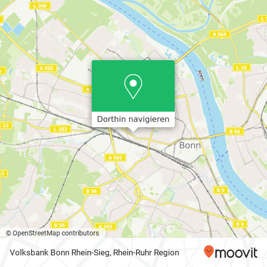 Volksbank Bonn Rhein-Sieg Karte