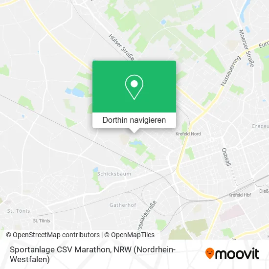 Sportanlage CSV Marathon Karte