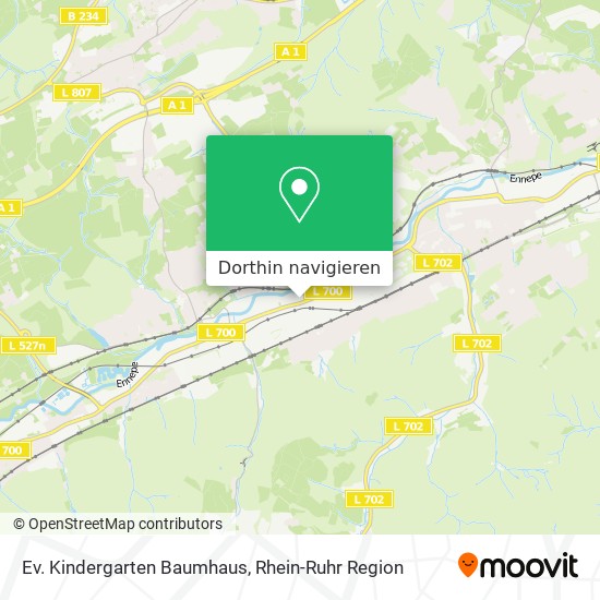 Ev. Kindergarten Baumhaus Karte