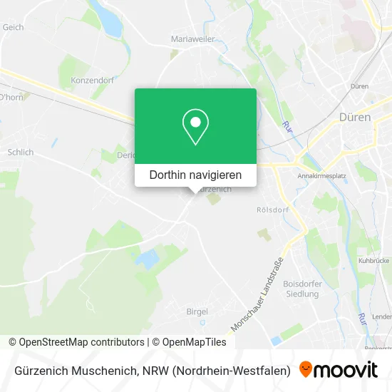 Gürzenich Muschenich Karte