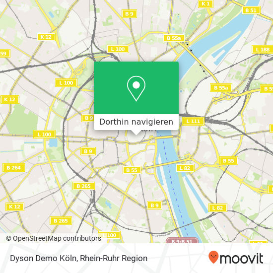 Dyson Demo Köln Karte