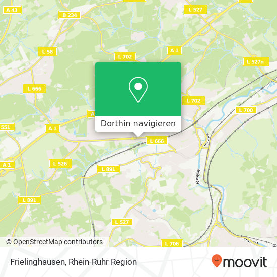 Frielinghausen Karte