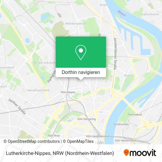 Lutherkirche-Nippes Karte