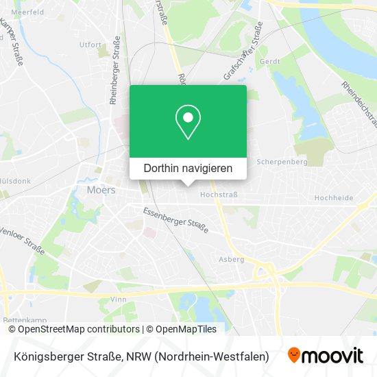 Königsberger Straße Karte