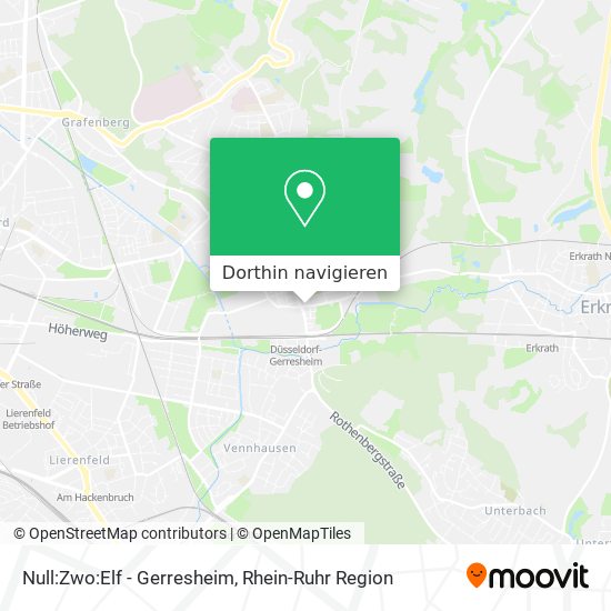 Null:Zwo:Elf - Gerresheim Karte