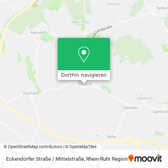Eckendorfer Straße / Mittelstraße Karte