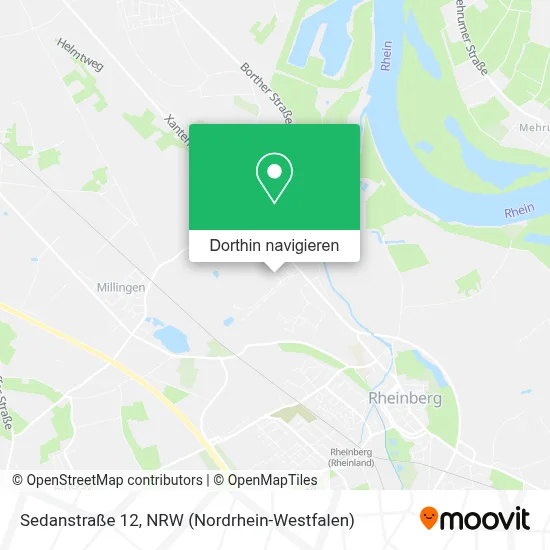 Sedanstraße 12 Karte