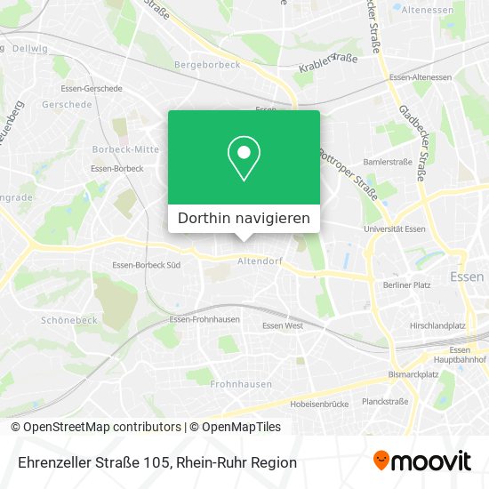 Ehrenzeller Straße 105 Karte