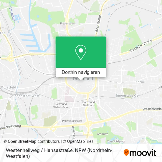 Westenhellweg / Hansastraße Karte